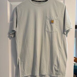 Carhartt Men's Light Blue Short Sleeve Tee